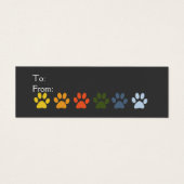 Best Pet Sitter Vet Holiday Cadebewijs Label Mini Visitekaartjes (Voorkant)