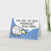 Best Pharmacist Bar none - Sheep Pun Kaart (Voorkant)