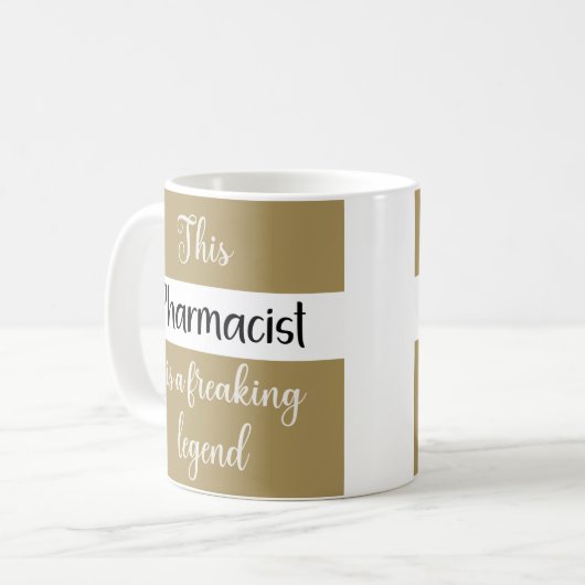 Best Pharmacist Ever Funny Humor Gift Coffee Mok (Voorkant links)
