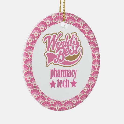 Best Pharmacy Tech Gift Ornament ter wereld (Rechts)
