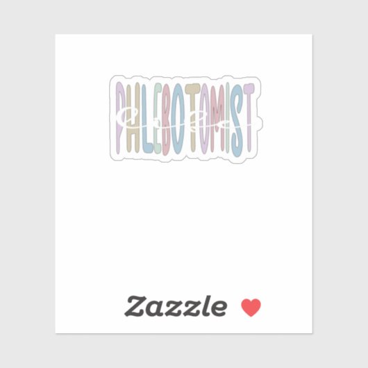 Best Phlebotomist Life Phlebotomy Sticker (Vel)