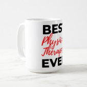 Best Physical Therapist Ever 2 Koffiemok (Voorkant links)