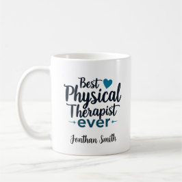Best Physical Therapist Ever Typography Gift Koffiemok