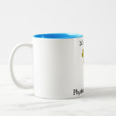 Best Physician Assistant Blonde ter wereld Tweekleurige Koffiemok (Links)