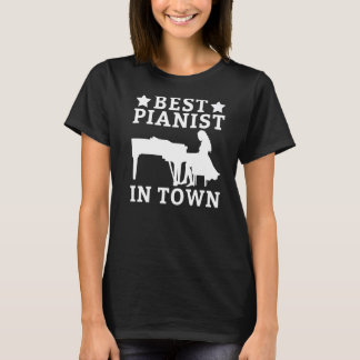 Best Pianist in Town Musician Piano Premium T-shirt