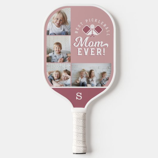 Best Pickleball Mam ooit Persoonlijk 4 Fotoraster Pickleball Paddle (Voorkant)