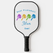 Best Pickleball Mom Ever Paddles & Balls Design (Voorkant)