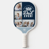Best Pickleball Pap ooit Persoonlijk 4 Foto Grid Paddle (Voorkant)