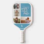 Best Pickleball Pap ooit Persoonlijk 4 Foto Grid Paddle (Voorkant)