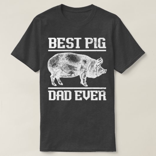 Best Pig Pap Ever Pig T-shirt (Design voorkant)