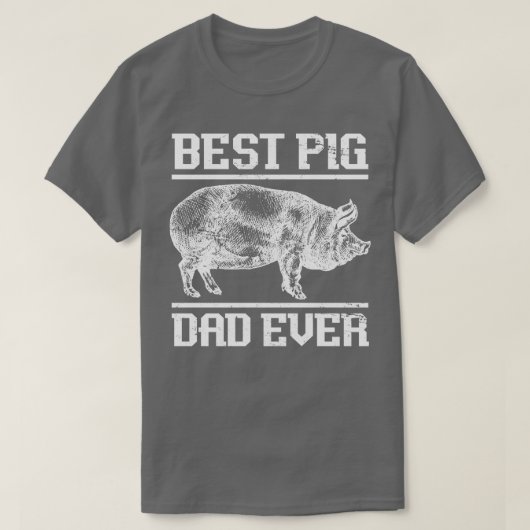 Best Pig Pap Ever Pig T-shirt (Design voorkant)