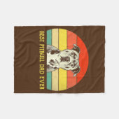 Best Pitbull Dad Ever Pitbull Dog Lovers Fathers Fleece Deken (Voorkant (Horizontaal))