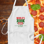 Best Pizza Chef ter wereld - rood wit groen Standaard Schort