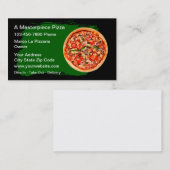 Best Pizza Shop Business Cards Visitekaartje (Voorkant / Achterkant)