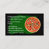 Best Pizza Shop Business Cards Visitekaartje (Voorkant)
