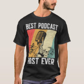 Best Podcast Host Ever  Podcaster Podcasting Inter T-shirt (Voorkant)