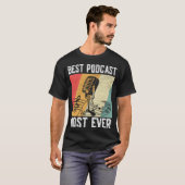 Best Podcast Host Ever  Podcaster Podcasting Inter T-shirt (Voorkant volledig)