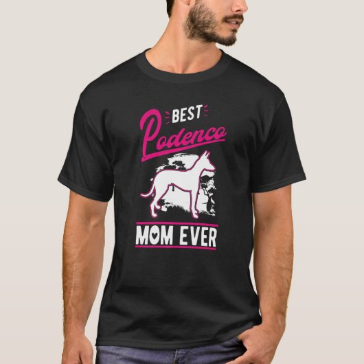 Best Podenco Mam Ever T-shirt (Voorkant)