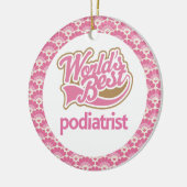 Best Podiatrist Gift Ornament ter wereld (Links)