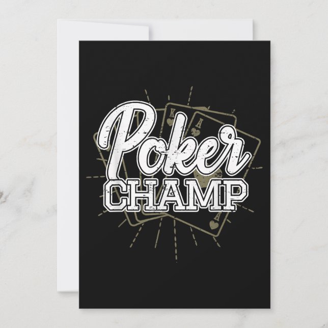 Best Poker Player Poker Cards Game (Voorkant)