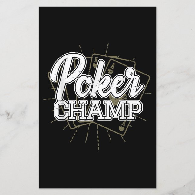 Best Poker Player Poker Cards Game (Voorkant)