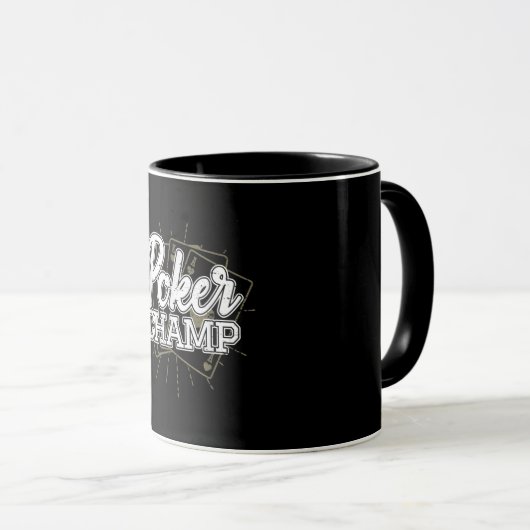 Best Poker Player Poker Cards Game Mok (Voorkant rechts)