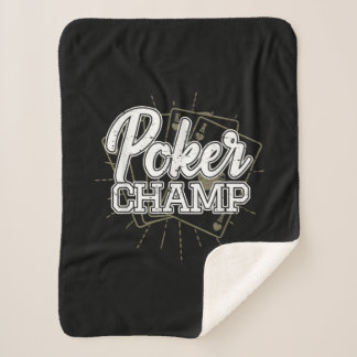 Best Poker Player Poker Cards Game Sherpa Deken