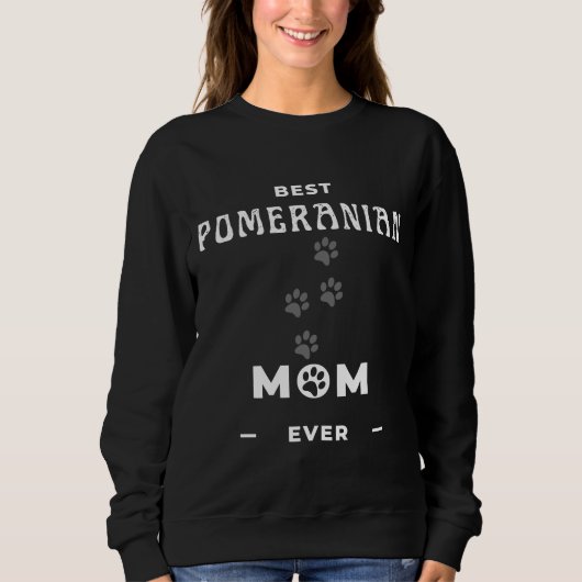 Best Pommeren Mam Ever 10 Trui (Voorkant)