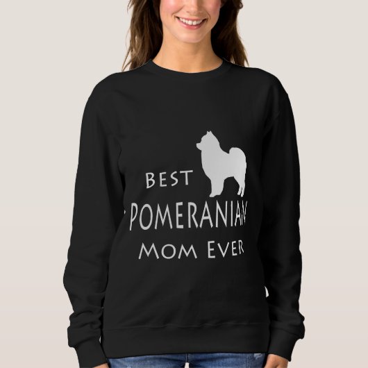 Best Pommeren Mam Ever 11 Trui (Voorkant)