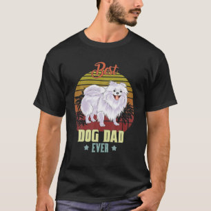 Best Pommeren Papa Ever Hondenliefhebber Eigenaar T-shirt