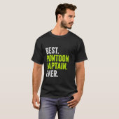 Best Pontoon Captain Ever Pontoon Boat Party T-shirt (Voorkant volledig)