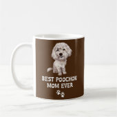 Best Poochon Mam ooit voor Bichon Cross Poodle Koffiemok (Links)