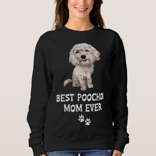 Best Poochon Mam ooit voor Bichon Cross Poodle Lov Trui (Voorkant)