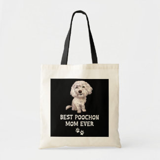 Best Poochon Mam ooit voor Bichon Cross Poodle Tote Bag