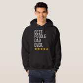 Best Poodle Dad Ever Dog Poodle Dad Hoodie (Voorkant volledig)