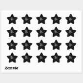 Best Poodle Dog oom Ever | Gift voor oom Ster Sticker (Vel)