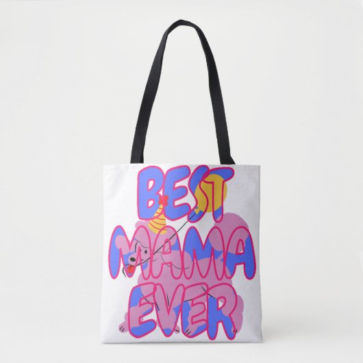 Best Poodle Mom ever Tote Bag (Voorkant)