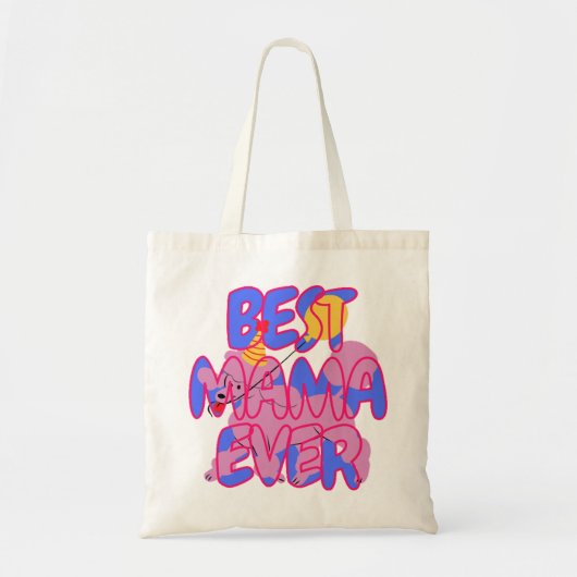 Best Poodle Mom ever Tote Bag (Voorkant)