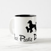 Best Poodle Papa ooit mok koffie (Voorkant links)