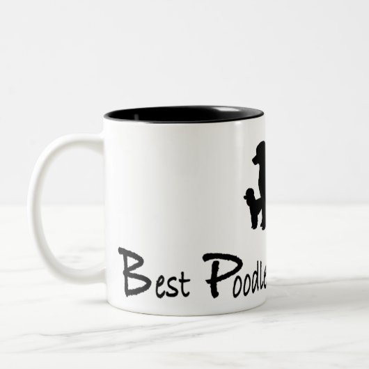 Best Poodle Papa ooit mok koffie (Links)