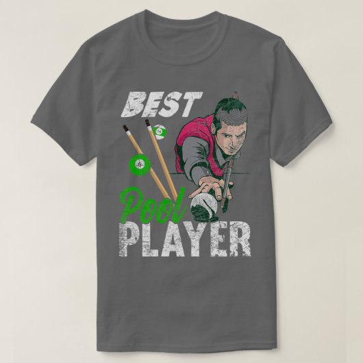 Best Pool Player Billiards Classic TShirt (Design voorkant)