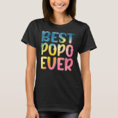Best Popo Ever Father's Day Popo T-shirt (Voorkant)