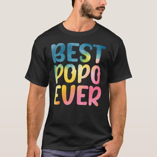 Best Popo Ever Father's Day Popo T-shirt (Voorkant)