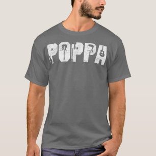Best Poppa Ever Guitar Guitarist T-shirt