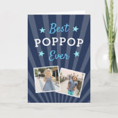 Best Poppop Ever | Foto Vaderdag Kaart (Voorkant)
