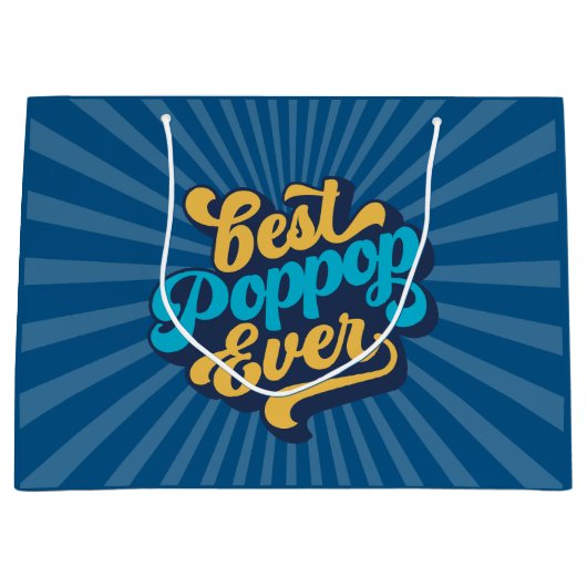 Best Poppop Ever Vaderdag Groot Cadeauzakje (Voorkant)