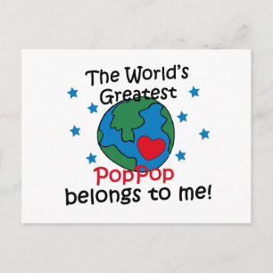 Best PopPop hoort bij mij Briefkaart