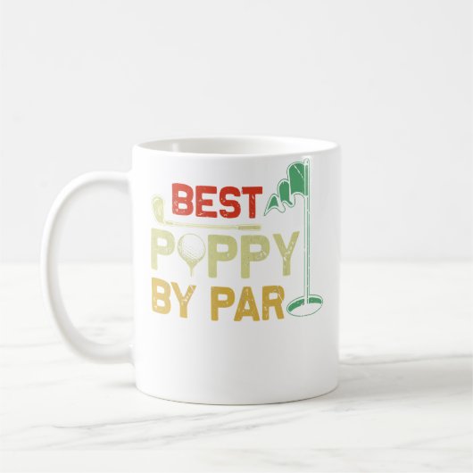 Best Poppy By Par Fathers Day Golf Father'S Day Go Koffiemok (Links)