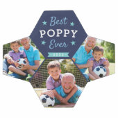 Best Poppy Ever | Aangepaste foto op opa Voetbal (Enkel)