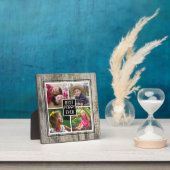 Best Poppy Ever Grandpa 4 Photo Collage Rustic Fotoplaat (Insitu)